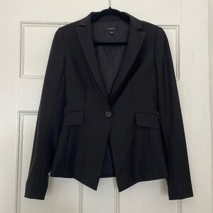 Ann Taylor Black Wool Blazer- size 0